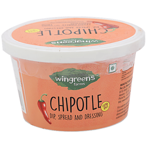 Wingreens Farms Chipotle Dip Spread Dressing, 180 g  Trans Fat Free