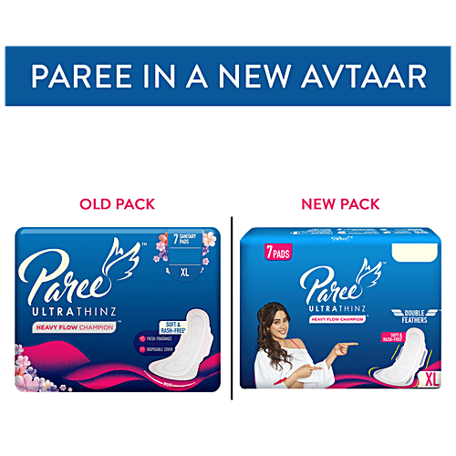 Buy Paree Sanitary Pads Pariz Ultra Thinz Xl 7 Pcs Online At Best Price