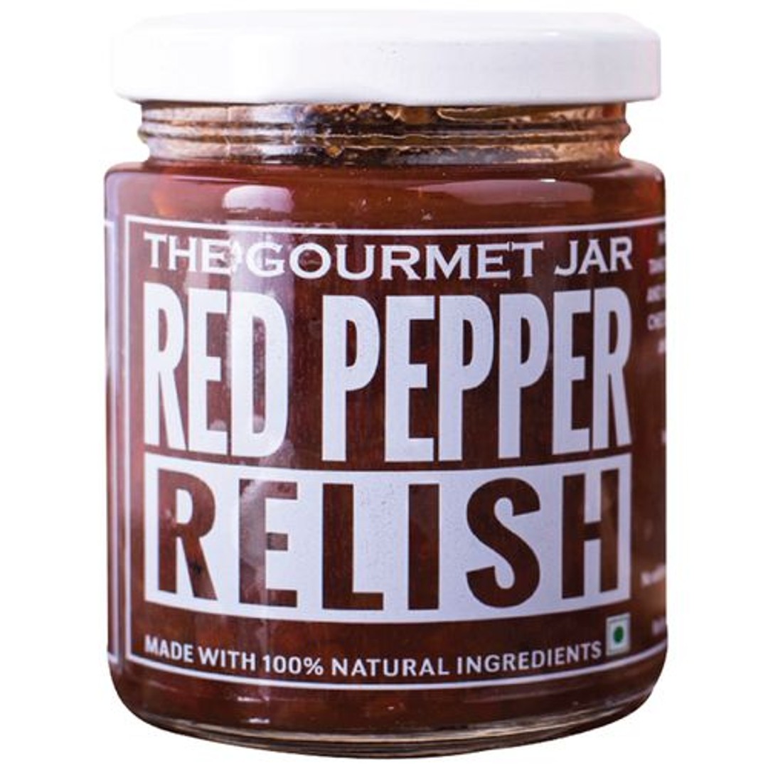 Buy The Gourmet Jar Red Pepper Relish 230 Gm Online At Best Price of Rs null bigbasket