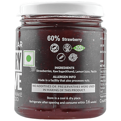 Buy The Gourmet Jar Jam Classic Strawberry 240 Gm Online At Best Price