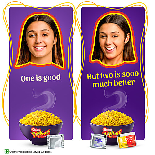Sunfeast Yippee Mood Masala Noodles - Family Pack, 260 g  
