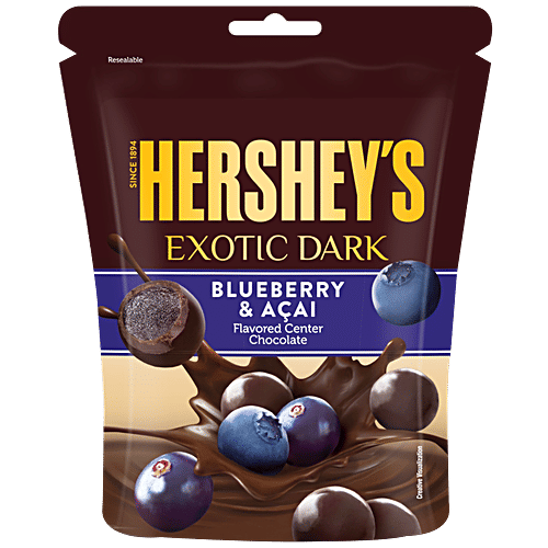 Hersheys  Exotic Dark Chocolate Blueberry & Acai, 100 g  