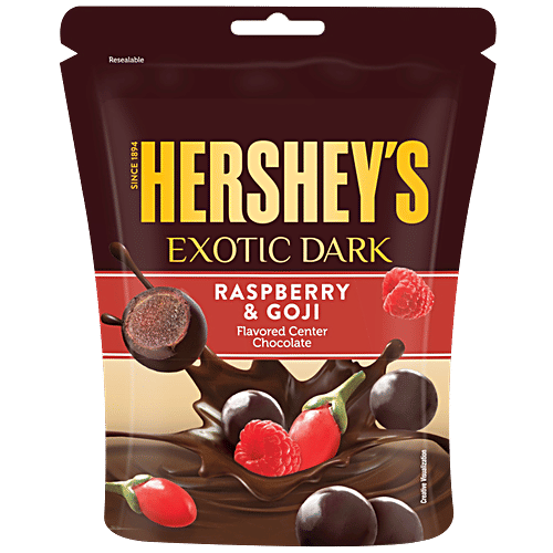 Hersheys  Exotic Dark Chocolate Raspberry & Goji, 100 g  