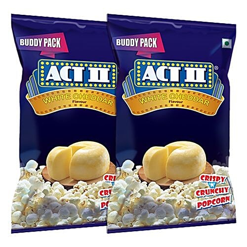 Buy Act Ii Instant Popcorn White Cheddar 100 Gm Online At Best Price of
