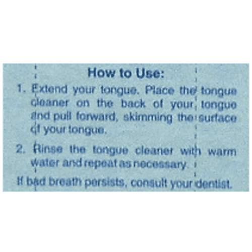 Buy Apollo Pharmacy Tongue Cleaner With 3 Cleaning Edges 1 Pc Online At