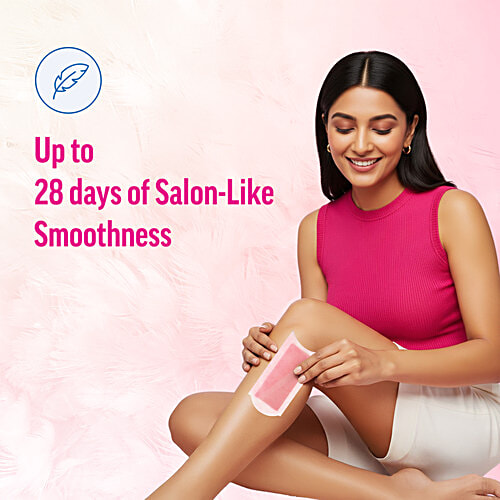 Veet Professional Waxing Strips Kit - For Normal Skin, 8 pcs  