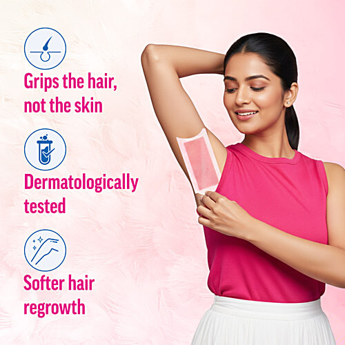 Veet Professional Waxing Strips Kit - For Normal Skin, 8 pcs  