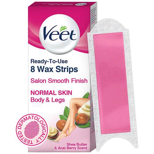 Buy Veet Hair Removal Waxing Strips Kit - Normal Skin Online at Best Price  of Rs 91.08 - bigbasket