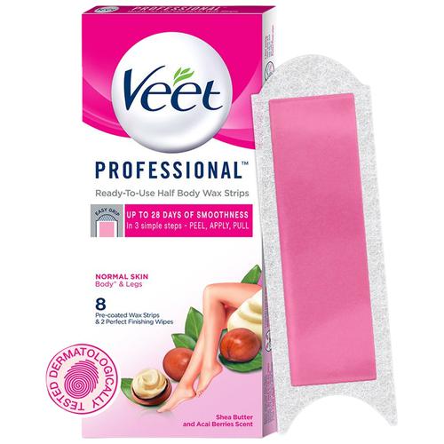 Buy Veet Hair Removal Waxing Strips Kit - Normal Skin Online at Best Price  of Rs  - bigbasket