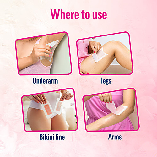 Veet Professional Waxing Strips Kit - For Dry Skin, 8 pcs  