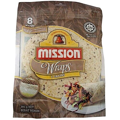Buy Mission Wraps 8 Wraps 6 Grains Online at Best Price of Rs null