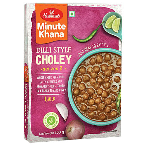Haldiram's Ready To Eat - Dilli Style Choley, 300 g  No Added Preservatives, Colours & Flavours