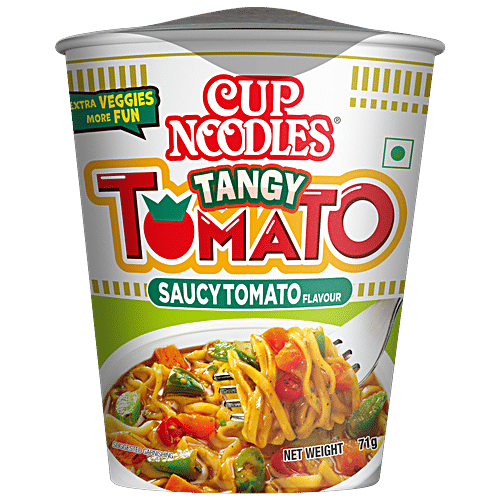 Nissin Cup Noodles - Tangy Tomato, 70 g  No Trans Fat