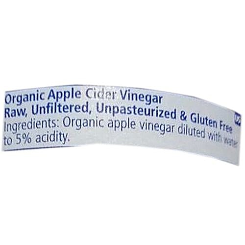 American Garden Apple Cider Vinegar With The Mother, 500 ml  Raw & Unfiltered, Unpasteurised, Non-GMO