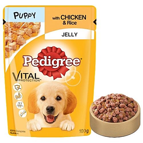 pedigree puppy jelly