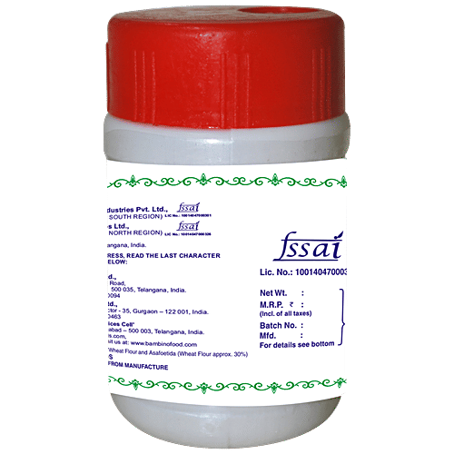 Bambino Chennai Hing/Asafoetida - Compounded, Helps In Digestion, 40 g  