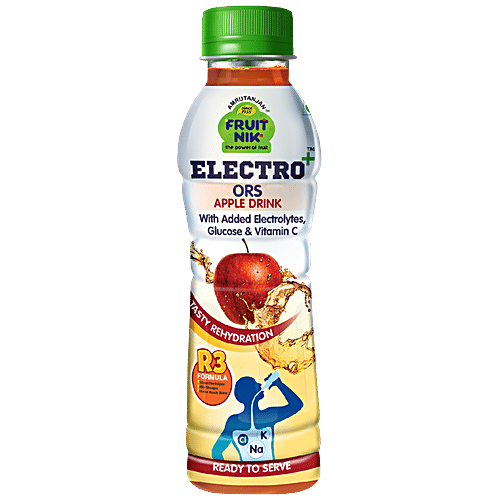 Buy Amrutanjan Fruitnik Electro+ ORS Apple Drink Online at Best Price