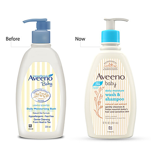 Aveeno Baby Wash & Shampoo, 354 ml  Hypoallergenic & Tear Free