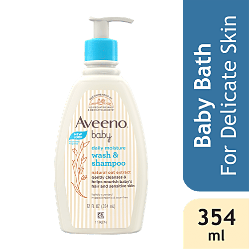 Aveeno Baby Wash & Shampoo, 354 ml  Hypoallergenic & Tear Free