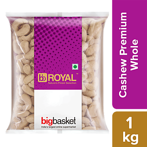 bb Royal Cashew/Godambi - Whole Premium, 1 kg  