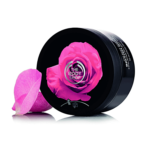 The Body Shop Body Scrub - British Rose Exfoliating Gel, 250 ml Bottle 