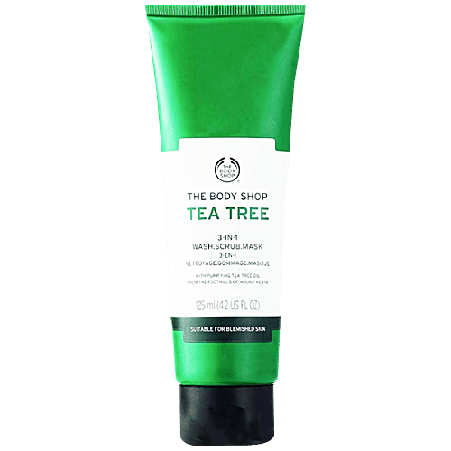 Buy The Body Shop Wash Scrub Tea Tree 3In Mask Online at Best Price
