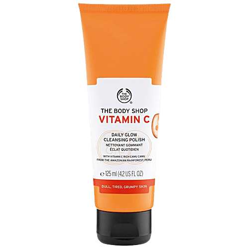 Buy The Body Shop Face Wash Vitamin C Facial Cleansing Polish 125 Ml