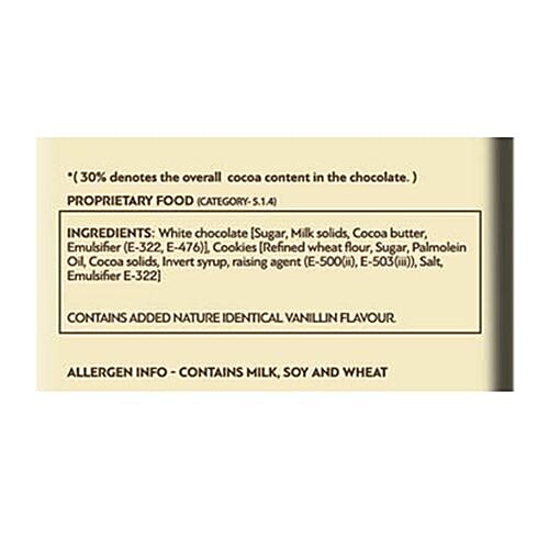 Daarzel White Chocolate - Cookies & Ceream, 47 g  