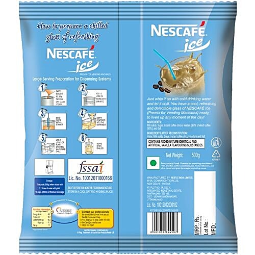 Nescafe  Ice Premix For Vending Machines, 500 g  