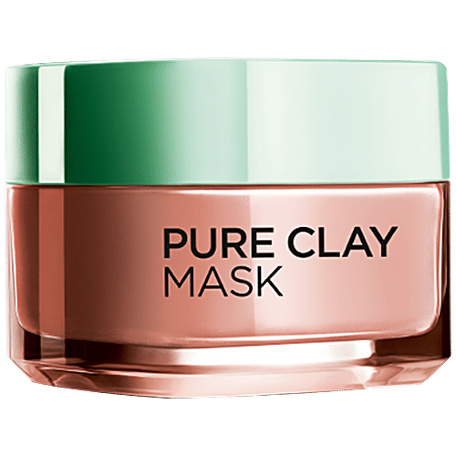 Loreal Paris Pure Clay Mask, Exfoliate & Refine Pores, 48 ml Tube 