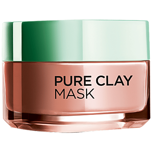 Loreal Paris Pure Clay Mask, Exfoliate & Refine Pores, 48 ml Tube 