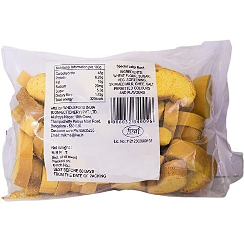 Milk Ma Rusk - Baby, 150 g  Nutri Rich