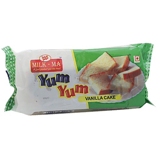 Milk Ma Yum Yum - Vanilla Cake, 75 g  