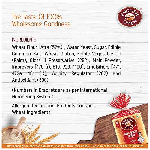 Buy English Oven 100 Whole Wheat Bread Online at Best Price of Rs 55