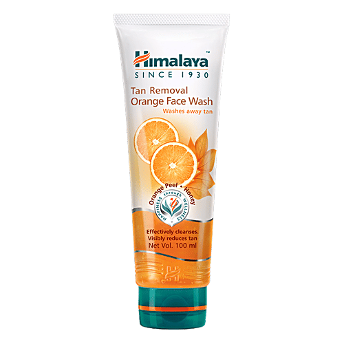 Himalaya Tan Removal Orange Face Wash, 100 ml  