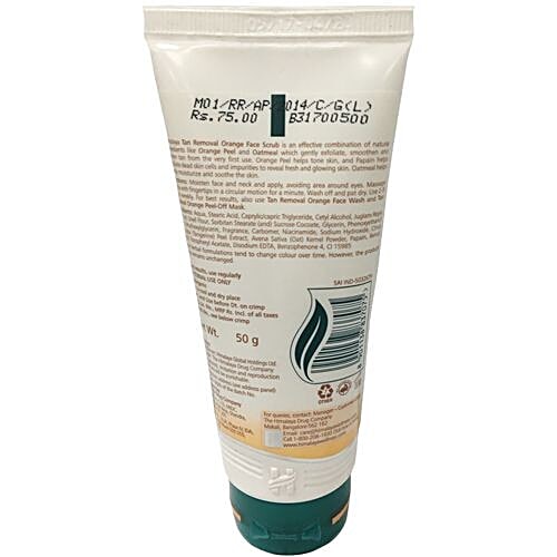 Himalaya Tan Removal Orange Face Scrub, 50 g  