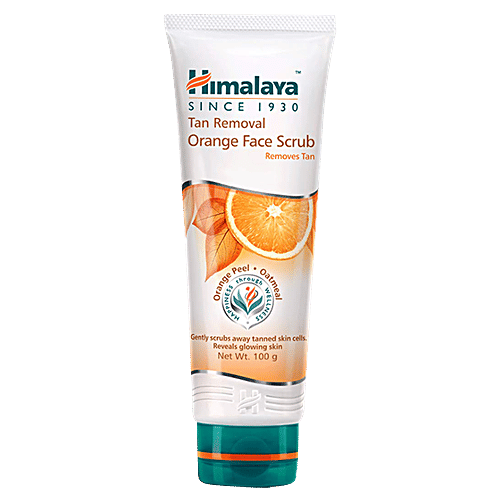 Himalaya Tan Removal Orange Face Scrub, 100 g  