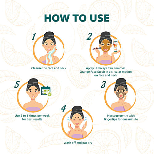 Himalaya Tan Removal Orange Face Scrub, 100 g  