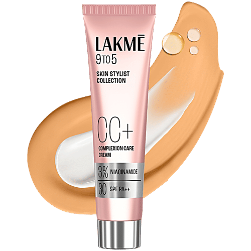 Lakme 9 To 5 CC Cream With SPF 30 Pa++ And 3% Niacinamide, 30 g Honey