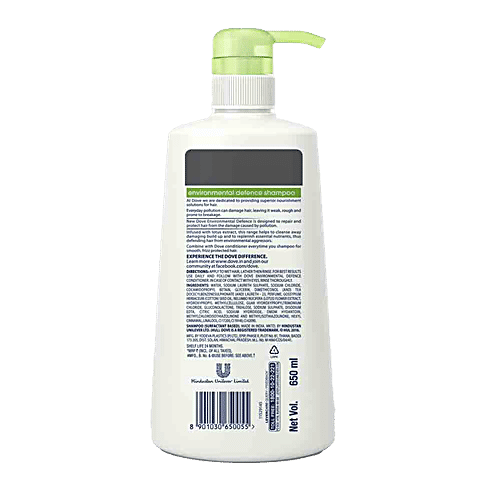 Dove Shampoo - Environmental Defence, 650 ml  
