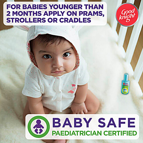 Good Knight Mosquito Repellent Fabric Roll On - Natural Actives, Citrus Fragrance, 8 ml  Natural Actives
 4 Dots Protection
 Citrus Fragrance