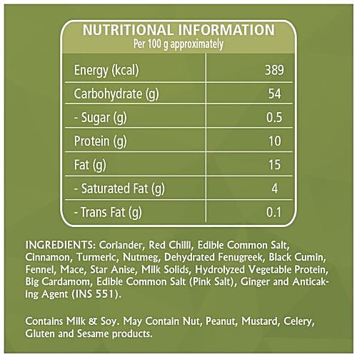 Kohinoor Ready Masala - Punjabi Paneer, 15 g  