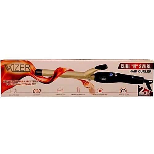 Buy Wizer Curl N Swirl Hair Curler HCLY032W Online at Best Price of