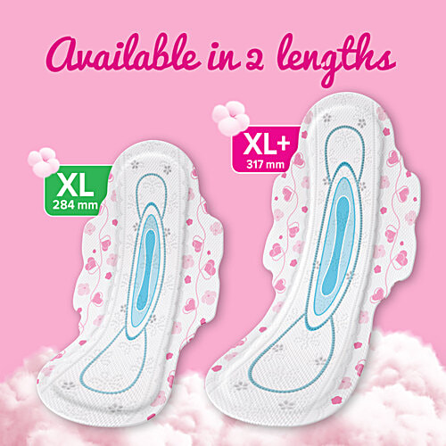 Whisper Ultra Skin Love Soft Sanitary Pads - XL, 50 pcs  