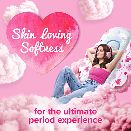 Whisper Ultra Skin Love Soft Sanitary Pads - XL, 50 pcs  