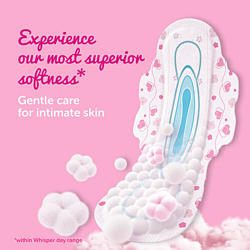 Whisper Ultra Skin Love Soft Sanitary Pads - XL, 50 pcs  