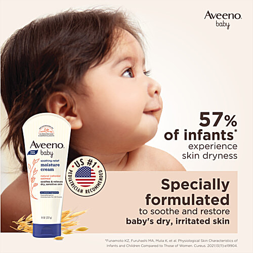 Aveeno Baby Soothing Relief Moisture Cream, 227 g  Fragrance Free