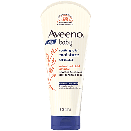 Aveeno Baby Soothing Relief Moisture Cream, 227 g  Fragrance Free