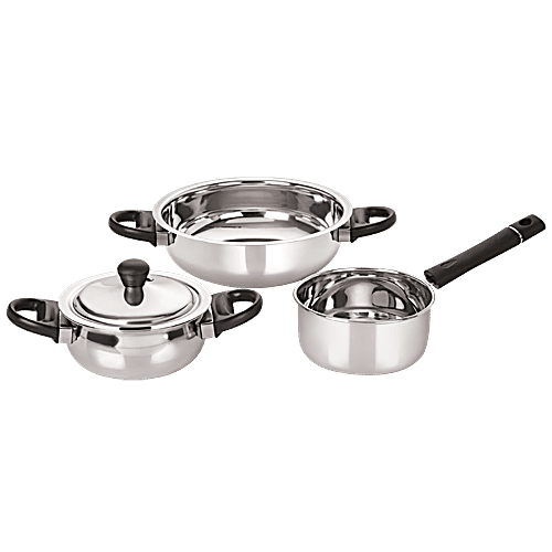 Buy Neelam Ss Cookware Set 4 Pcs Online At Best Price of Rs 1890