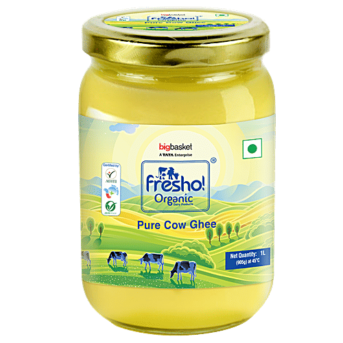 fresho! Organic Desi Cow Ghee, 1 L  